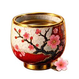 Sake Cup symbol art