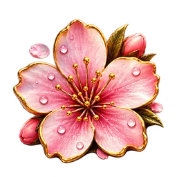 Sakura Blossom symbol art